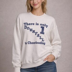 Vintage Fruit of a Loom Cheerleader Sweatshirt Women’s size XL